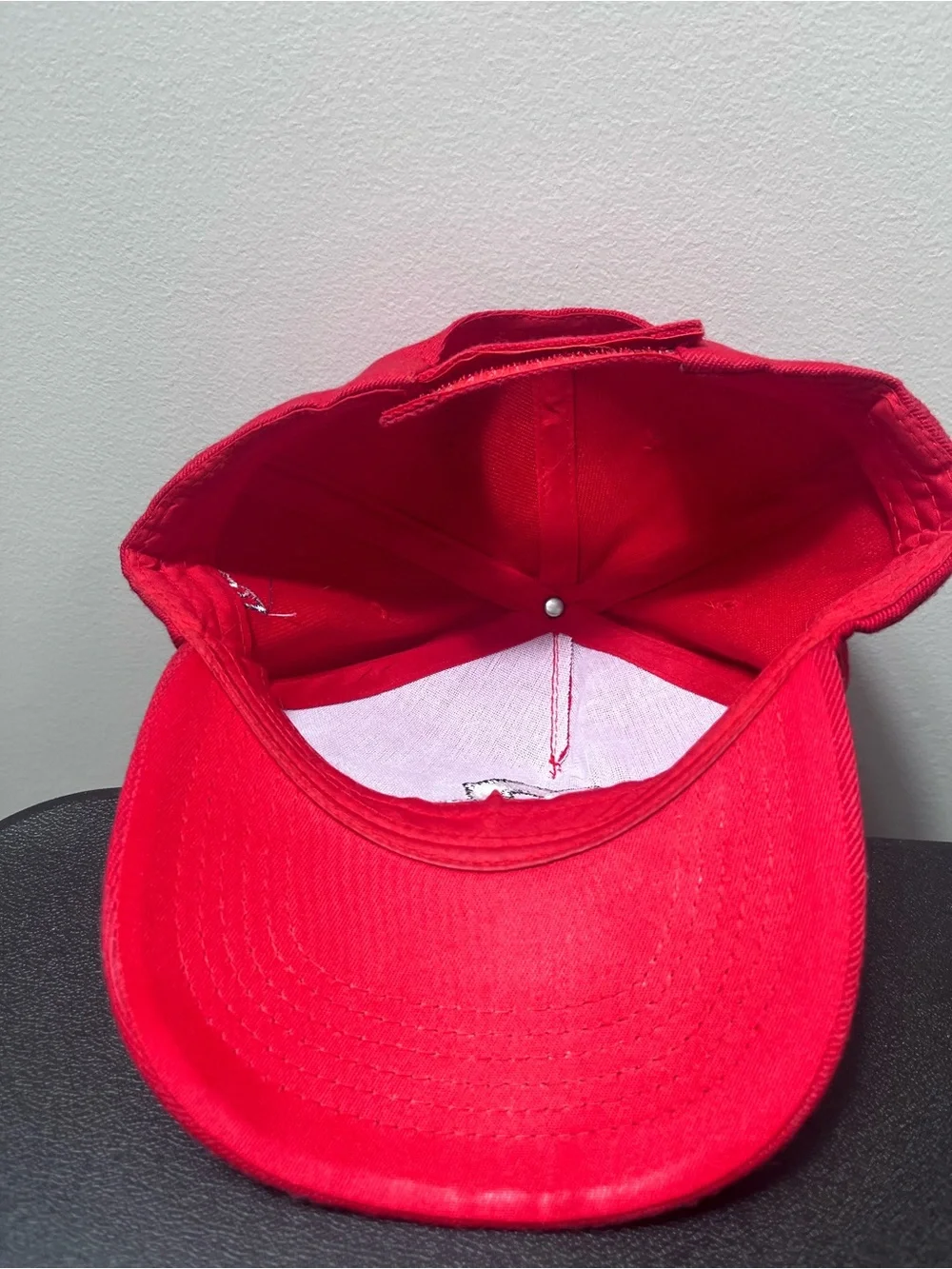 New Era Boston Redsox Red Baseball Cap with White 'B' Patch